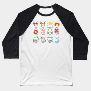 Zodiac Cats Collection Baseball T-Shirt